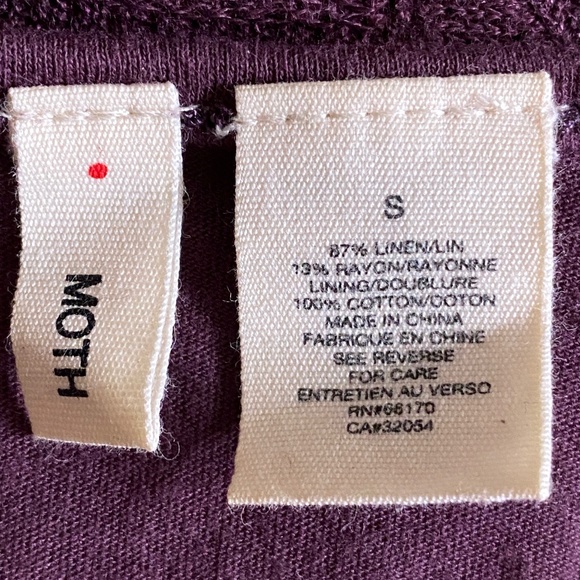 Moth I Anthro I Y2K I Sideswept Sweater Dress I Purple Motif - Picture 3 of 16